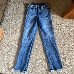 Flying monkey high rise ankle straight